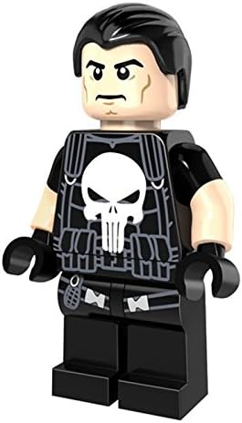 GRA Toys Punisher Minifigure Superhero Building Blocks Sets Models Bricks Mini Figures Kid Gift