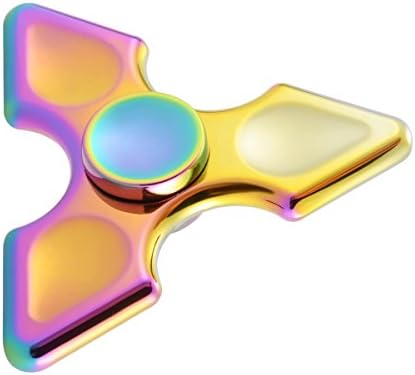 Rainbow Fidget Spinner, LiDiVi Hand Spinner Toy for Anxiety & ADHD - High Speed EDC Focus Toy for Kids & Adults - Made for Stress Reduce, Giving Up Smoking, Boredom and Relaxation (Colorful)