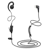 Walkie Talkie Earpiece by Tomsenn | Walkie Talkie Headset Walkie Talkies Earpiece Walkie Talkie Accessories | Walkie Talkie Swivel Earpiece with Microphone and PTT for Motorola Two Way Radio
