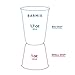 Barmix Double Jigger Measure Shot, Stainless Steel (Set of 2 Jiggers)