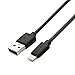 [Apple Mfi Certified] LINKPIN PVC 10ft/3M Lightning 8pin to USB SYNC Cable Charger Cord with 2 Years Warranty(Black)