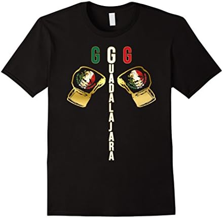 Mens GGGuadalajara Rematch Boxing T-Shirt 3XL Black