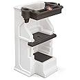 Step2 Mobile Helper, Toddler Step Stool & Tower Stand, Adjustable Height & Built-in Storage, Non-Slip Feet, Includes Safety Bar, Easy Wipe Down, for Kids 1.5+ Years Old