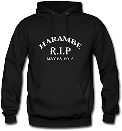 Pure Cotton Harambe Rip May Twenty-eight 2016 Men's Hoodies by SOdasnie XX-Large