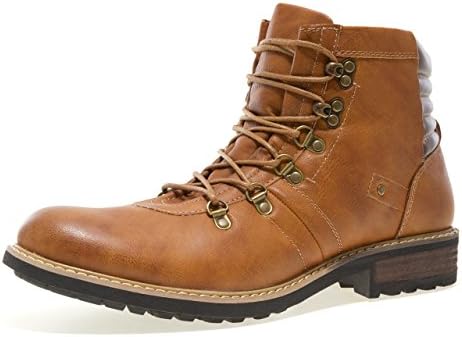 J75 Jump Men’s GILLIAD Round Plain Toe Lace-Up Waterproof Hiking Boot Palomino Tan 12 D US Men