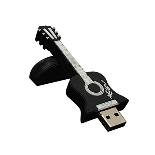 Baishitop 32GB Guitar USB 2.0 Flash Memory Storage U Disk in Black