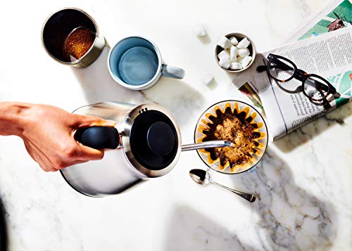 OXO Brew Gooseneck Electric Kettle – Hot Water Kettle, Pour Over Coffee & Tea Kettle, Adjustable Temperature, Built-In Brew Timer, Stainless Steel, 1L​ - Image 10