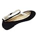 Alpine Swiss Women's Suede Lined Calla Ankle Strap Ballet Flats
