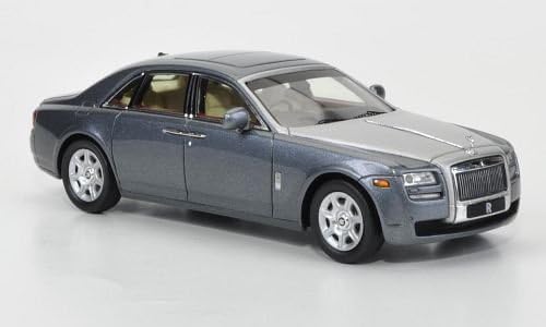 Rolls Royce Ghost, metallic-grau/silver, RHD, 2009, Model Car, Ready-made, TrueScale Miniatures 1:43