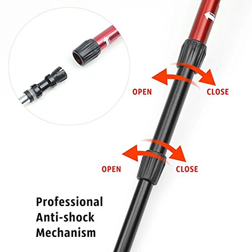 image for Hitorhike Long-Life Trekking Poles Aircraft Aluminum Alloy Collapsible