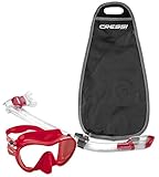 Cressi Scuba Diving Snorkeling Freediving Mask Snorkel Set