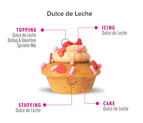 Baked by Melissa Valentine's Day Cupcakes - February Fix Collection - Assorted Bite-Size Valentine's Day Cupcakes (25 Cupcakes + Valentine's Day Gift Box)