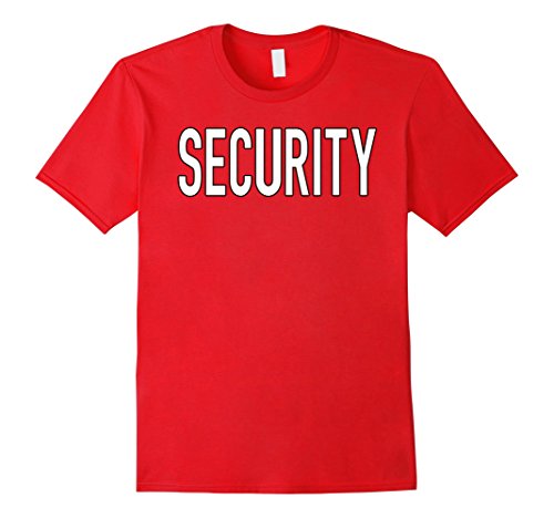 Security Guard Shirt Front and Back Print T Shirt