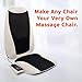 Back and Neck Massager Shiatsu Massage Chair Seat Cushion with Heat, Kneading Rolling Vibration for a Full Relaxing Massage on Upper and Lower Back