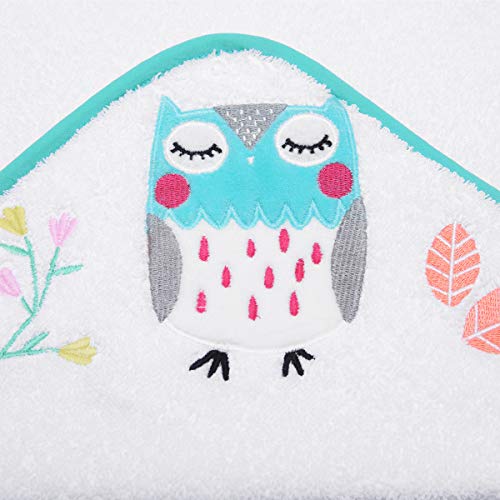 Mummo Creamer Baby Bath Towel and Washcloth Set Extra Soft 100