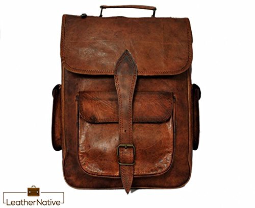 Handmade Genuine Leather Backpack Laptop Bag for Men Women Gift for him her Saddlebags Pre Valentines Day Special Sale!