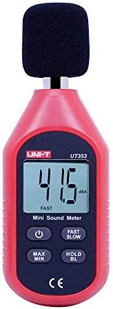 OUTEST Noise Decibel Meter Sound Level Monitor Tester db noise measure Reader 35dB-135dB With Backlit LCD Display, Max/Min/Hold Mode
