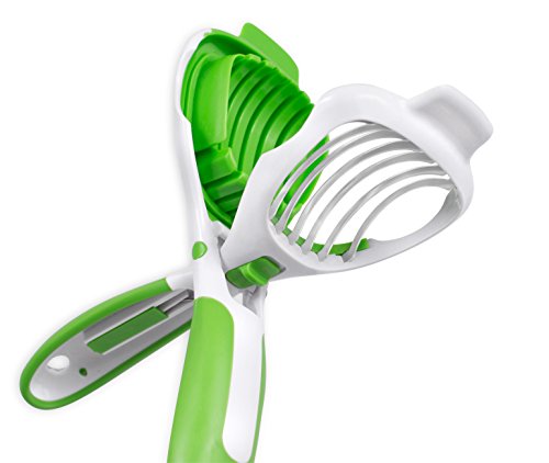 Internet's Best Handy Slicer | Slices Eggs Mushroom Strawberry Kiwi Soft Cheese | Steel Blades | Soft Handle | Kitchen Utensil