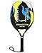GRANDCOW Beach Tennis Paddle Racket Carbon Fiber with EVA Memory Foam Core Tennis Padel (Black)