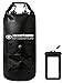 Premium Waterproof Dry Bag Compression Sack, Roll TopClosure 2 Detachable Shoulder Straps for Kayaking, Beach, Rafting, Boating, Hiking, Camping and Fishing with Waterproof Phone Case
