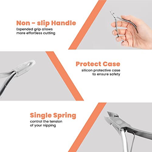 NEOVN Cuticle Full Jaw Trimmer Nippers Professional NonCorrosive