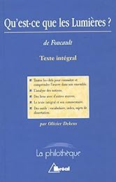 " Qu'est-ce que les Lumières ?", Michel Foucault