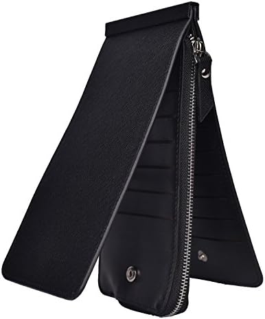 Yuhan Pretty Women's Credit Card Holder Wallet Rfid Leather Card Case Zip Pocket