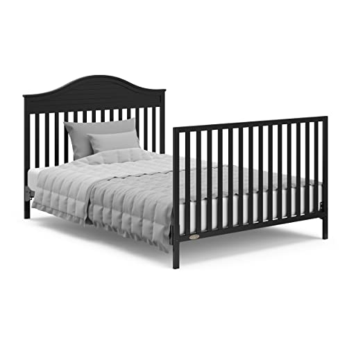 Graco Stella 5in1 Convertible Crib (Black) Converts from Baby Crib