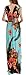 Wantdo Women's Printed Paris Bohemian Summer Maxi Dress Plus size,Medium/Tag M,Blue