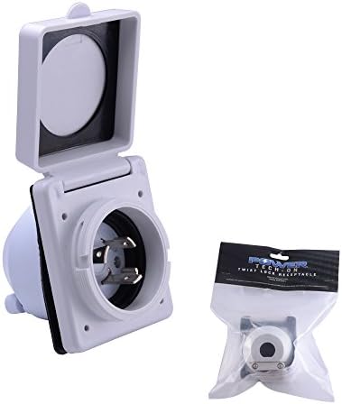 Power TechON RVP5001 RV Power Inlet - 30A w/ Twist Lock