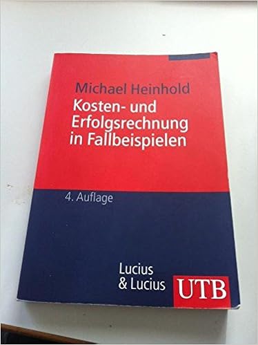 Kosten Und Erfolgsrechnung In Fallbeispielen Amazon De Michael