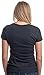 Ann Arbor T-shirt Co. Red Linda Glasses Cat | Sassy Funny Kitty Belcher Cute V-Neck T-Shirt for Women-(Vneck,L)