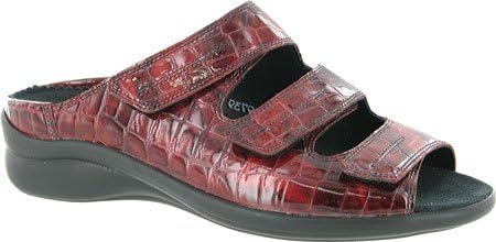Durea Women's Faith Sandals,Red Croc,5.5 M US