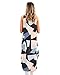 YOMISOY Women Wrap T Shirt Print Irregular Sleeveless Long Back Blouse Boho Beach Tops Outfits
