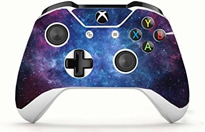 Gebaisi Vinyl Skin Sticker Protector for Microsoft Xbox One S Slim Controller Nebula