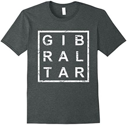Men's Stylish Gibraltar T-Shirt Small Dark Heather