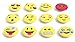 Refrigerator Magnets Fridge Magnets Emoji Magnets, Mymazn Office Magnets WhiteBoard Magnets Cute Dry Erase Board Magnetic for School Home Decorative Cute Fun Smiley Face Magnets