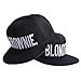 Rocona Blondie Brownie Pair Fashion Embroidered Snapback Hip Hop Hat Baseball Cap Best Gift for Girlfriend