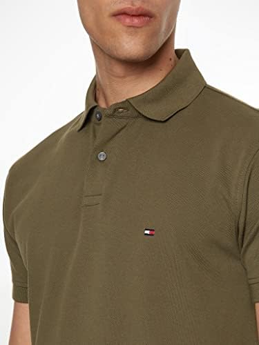 Uomo Maglietta Polo Maniche Corte 1985 Regular Fit, Verde (Army Green), M