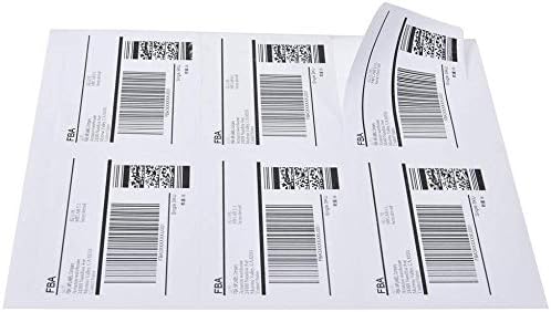 9527 Product 6 up 3-1/3 X 4 Sticker Labels Shipping Address Labels for Laser/Ink Jet Printer,1000 Sheets,Total 6000 Labels