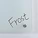 Audio-Visual Direct Frosted Glass Dry-Erase Board Set - 39 1/2 x 59 Inches - (Non-Magnetic)