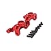 for 1/12 WLtoys Steering Front Hub Carrier(L/R) Base C Socket Set for 12428 12423 FY03 12628 Short Course Desert Feiyue Buggy Off-Road Upgrade Parts(Red)