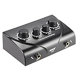 ammoon Karaoke Sound Mixer Dual Mic Inputs With Cable