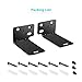 Lenink Wall Mount Bracket, Sound Bar Wall Mount Compatible with Bose WB-300 Sound Touch 300 Soundbar 500 and 700 Speaker (1 Pair, Black)