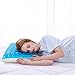 MoMA Gel Memory Foam Pillow - Reversible Cool Gel Pillow - Standard Sized Cooling Bed Pillow - Luxury Hypoallergenic Memory Pillow Neck Pain Side Sleeper - Deluxe Breathable Thick Gel Pillow