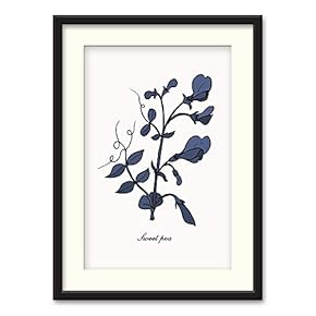 NWT Black Paper Framed Canvas Wall Art for...