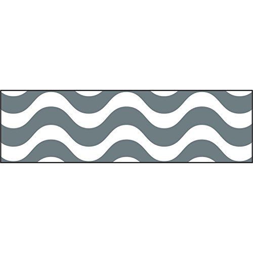 Trend Enterprises Wavy Gray Bolder Borders (11 Piece), 2-3/4" x 429"/35.75'