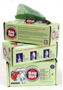 Bagups 13 Gallon 3-pack (17ct/box) Biodegradable Trash Bag Dispensing System