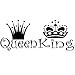 DNVEN Princess Queen King Crowns Removable Wall Headboard Decals Stickers Murals for Kids Rooms Children Rooms Nursery Decors Black 22 inches x 10 inches