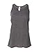 Bella+Canvas Women's Flowy Racer Back Light Tank Top, Large, Dark Grey Heather